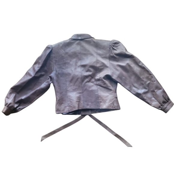 Vintage Faux Leather Jacket - Picture 3 of 9